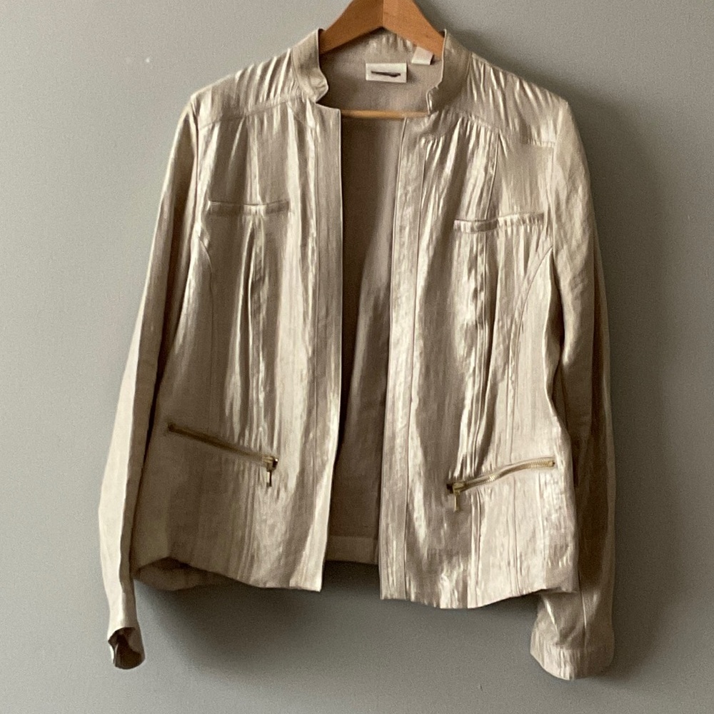 Chico's Champagne Women's Blazer
